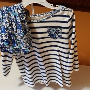 Shirt & skirt outfit